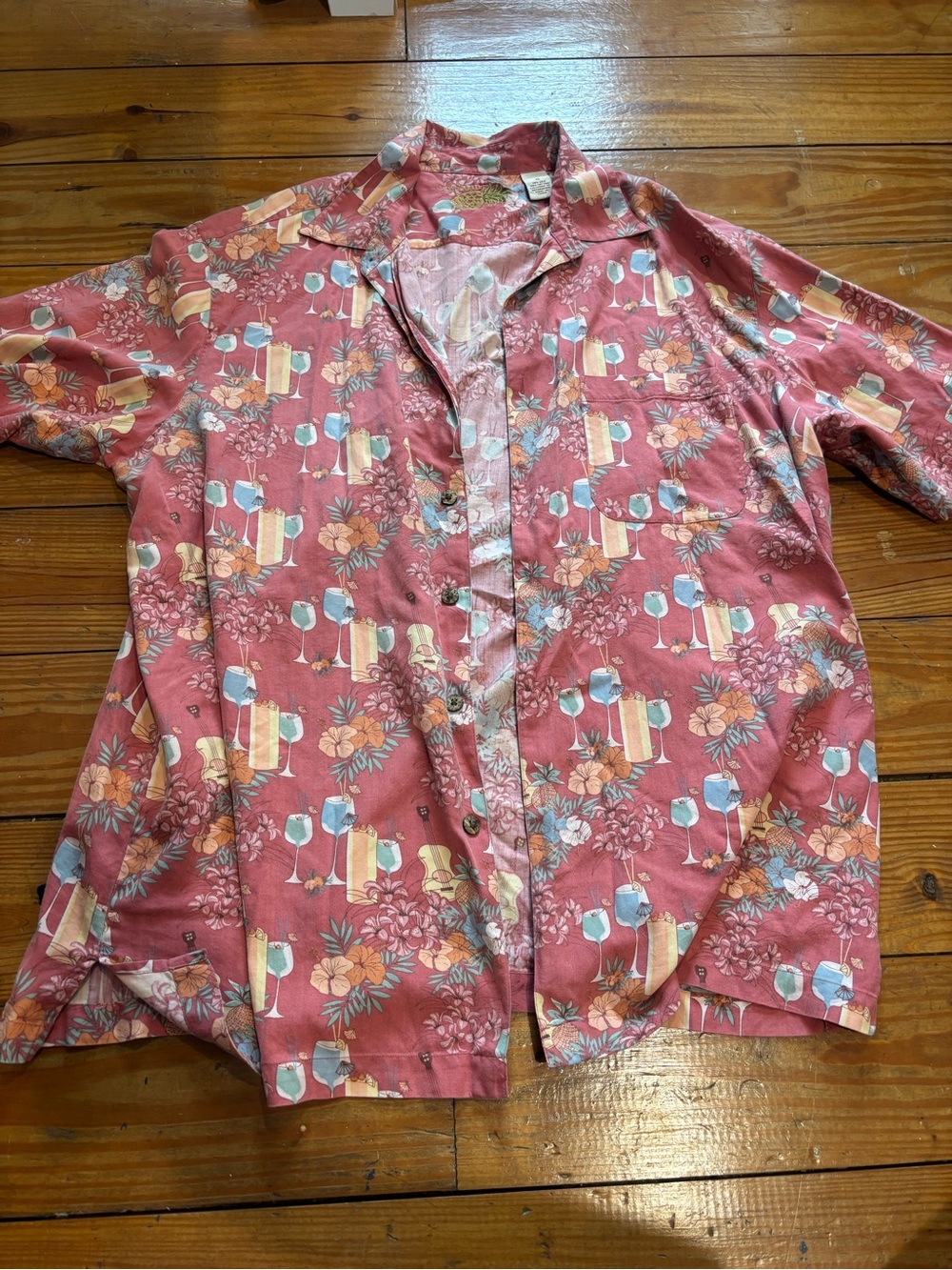 (665) CARIBBEAN BUTTON SHIRT